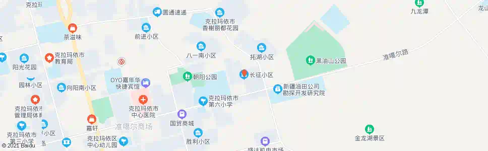 克拉玛依长征小区_公交站地图_克拉玛依公交_妙搜公交查询2025