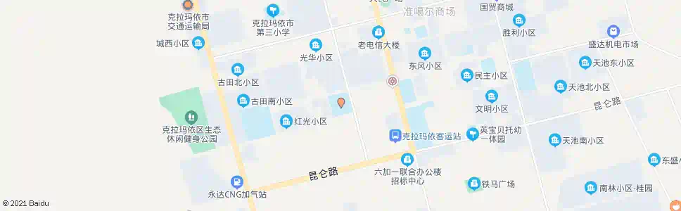 克拉玛依第二小学_公交站地图_克拉玛依公交_妙搜公交查询2025