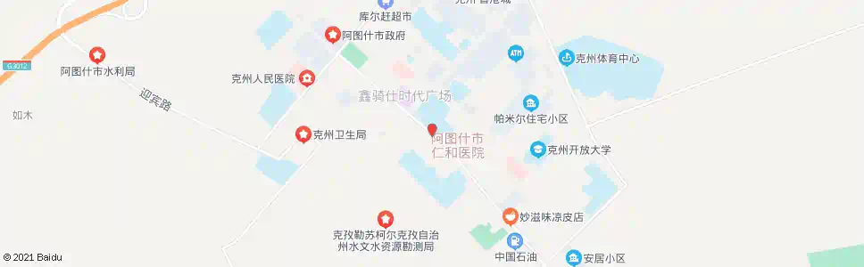 克孜勒苏州二中_公交站地图_克孜勒苏公交_妙搜公交查询2025