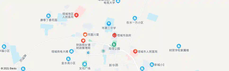 塔城新区市政府_公交站地图_塔城公交_妙搜公交查询2025