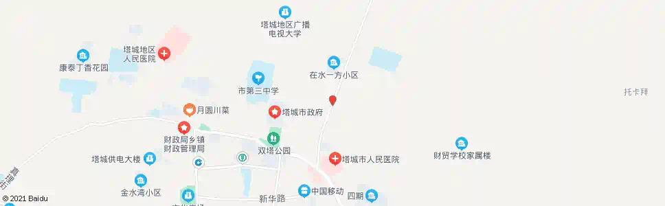 塔城哈尔墩一道巷_公交站地图_塔城公交_妙搜公交查询2025