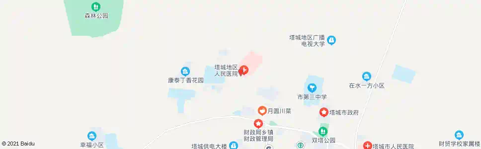 塔城地区医院_公交站地图_塔城公交_妙搜公交查询2025