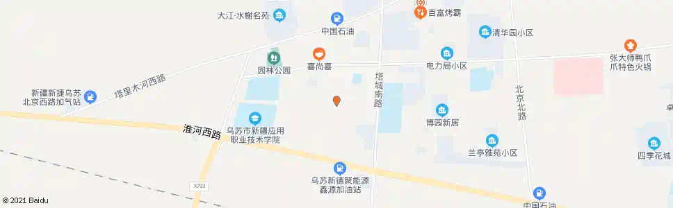 塔城职高后门_公交站地图_塔城公交_妙搜公交查询2025