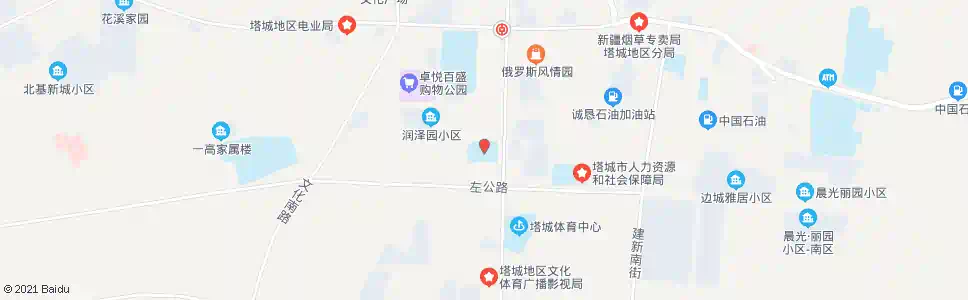 塔城第一小学_公交站地图_塔城公交_妙搜公交查询2025