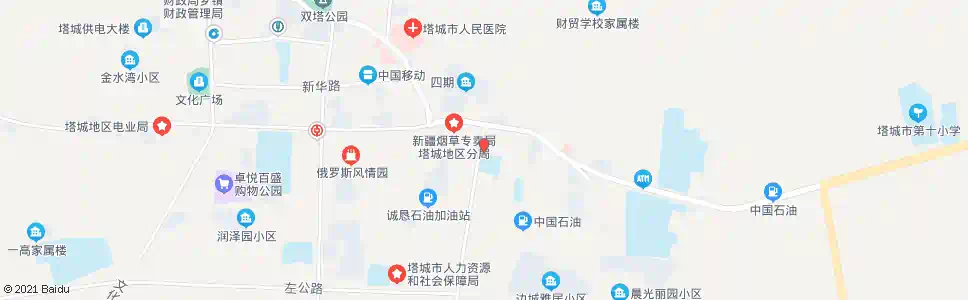 塔城招待所_公交站地图_塔城公交_妙搜公交查询2025
