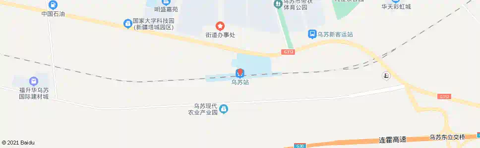 塔城乌苏饭店_公交站地图_塔城公交_妙搜公交查询2025