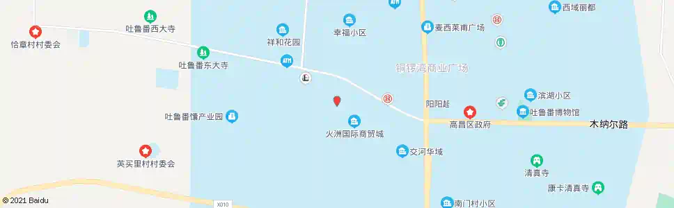 吐鲁番市二中_公交站地图_吐鲁番公交_妙搜公交查询2025