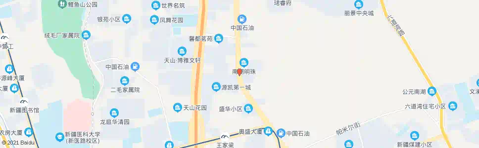 乌鲁木齐王家梁市场_公交站地图_乌鲁木齐公交_妙搜公交查询2025