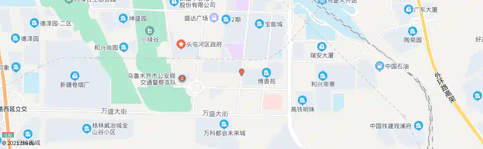 乌鲁木齐博香苑_公交站地图_乌鲁木齐公交_妙搜公交查询2025
