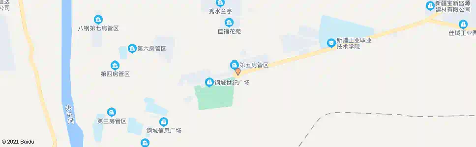 乌鲁木齐八钢转盘_公交站地图_乌鲁木齐公交_妙搜公交查询2025