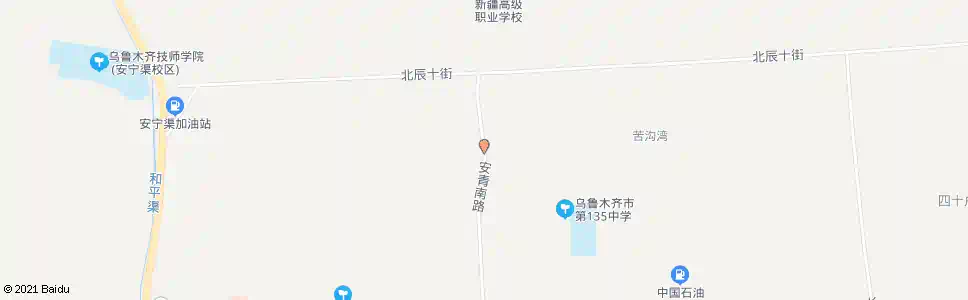 乌鲁木齐安北三街_公交站地图_乌鲁木齐公交_妙搜公交查询2025