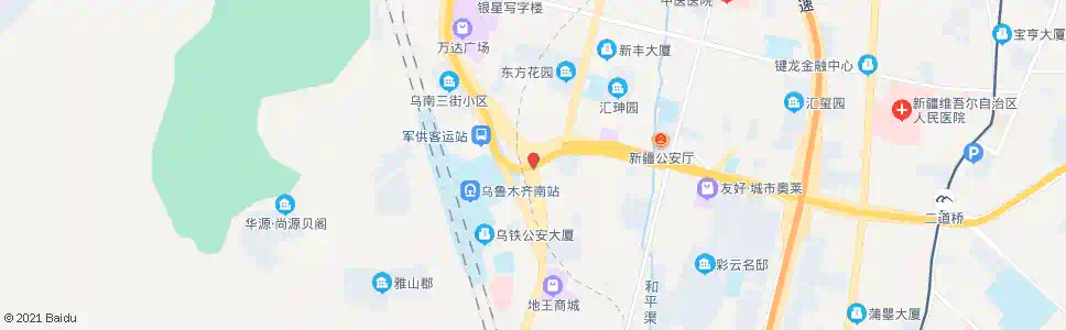 乌鲁木齐地磅(雅山北路)_公交站地图_乌鲁木齐公交_妙搜公交查询2025