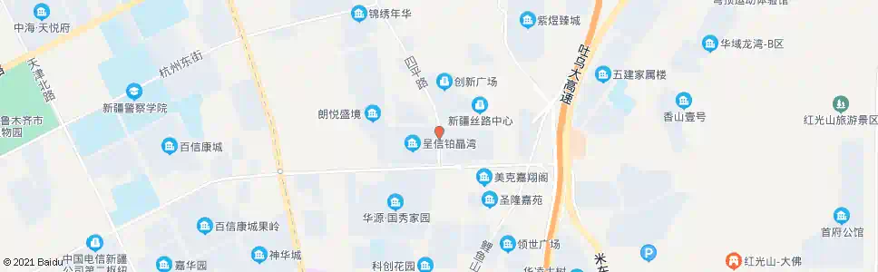 乌鲁木齐四平路_公交站地图_乌鲁木齐公交_妙搜公交查询2025