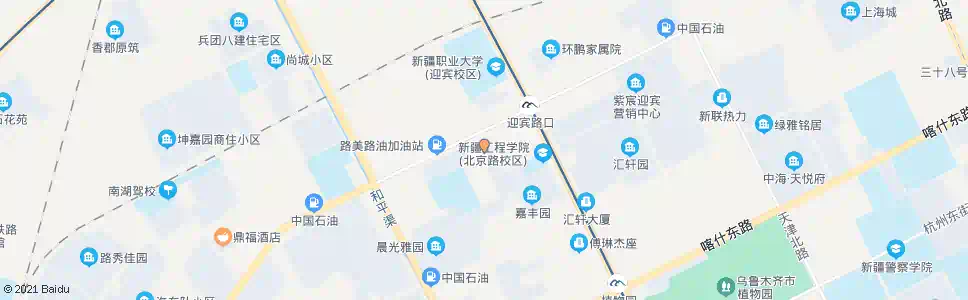乌鲁木齐地矿局家属院_公交站地图_乌鲁木齐公交_妙搜公交查询2025