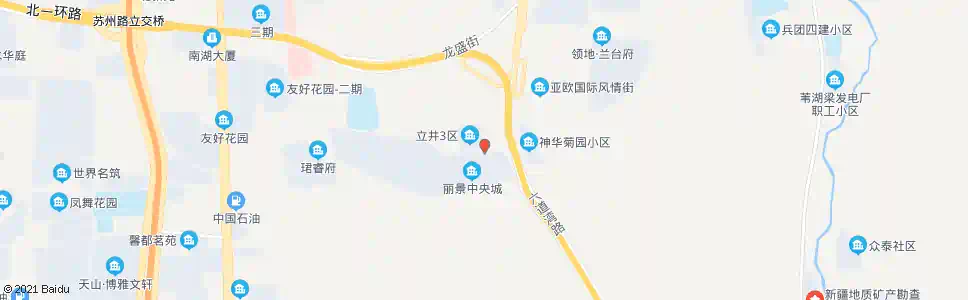 乌鲁木齐一号立井_公交站地图_乌鲁木齐公交_妙搜公交查询2025