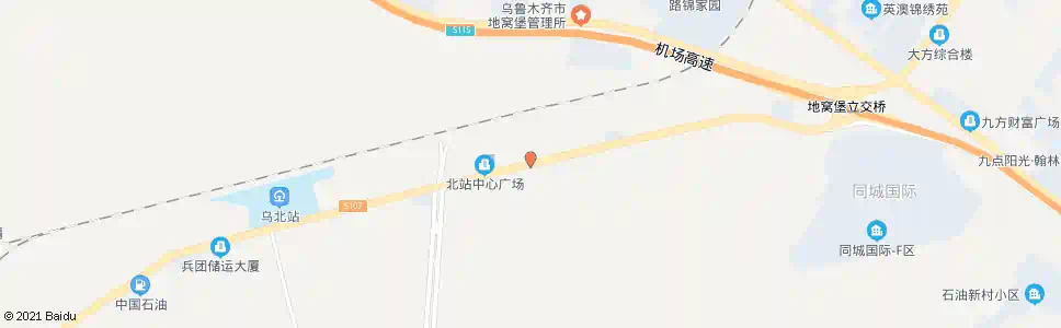 乌鲁木齐北二路_公交站地图_乌鲁木齐公交_妙搜公交查询2025