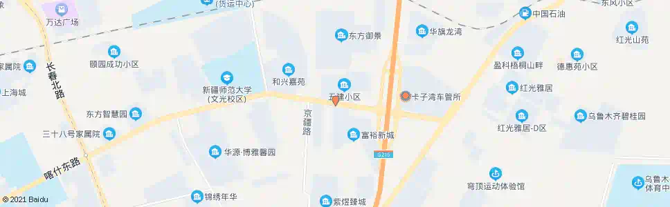 乌鲁木齐区五建_公交站地图_乌鲁木齐公交_妙搜公交查询2025