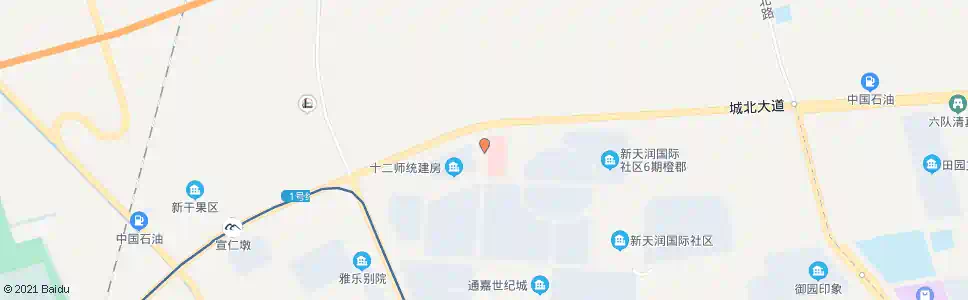 乌鲁木齐十二师医院_公交站地图_乌鲁木齐公交_妙搜公交查询2025
