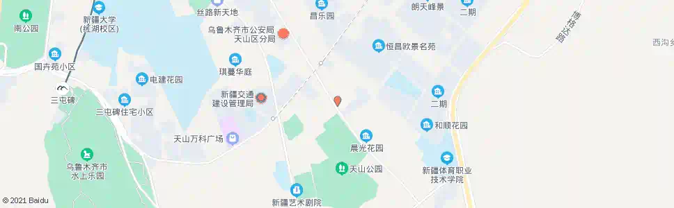 乌鲁木齐边防局_公交站地图_乌鲁木齐公交_妙搜公交查询2025