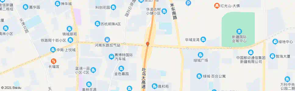 乌鲁木齐河南路立交桥_公交站地图_乌鲁木齐公交_妙搜公交查询2025