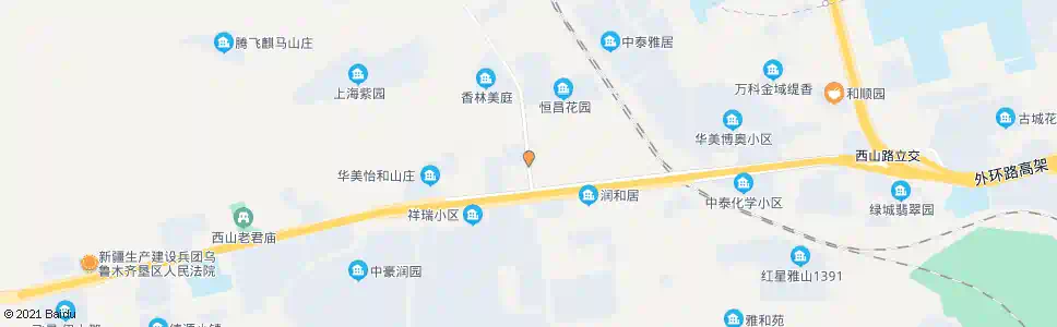 乌鲁木齐西山小区_公交站地图_乌鲁木齐公交_妙搜公交查询2025