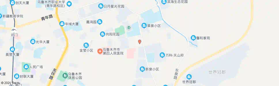 乌鲁木齐碱泉一街站_公交站地图_乌鲁木齐公交_妙搜公交查询2025