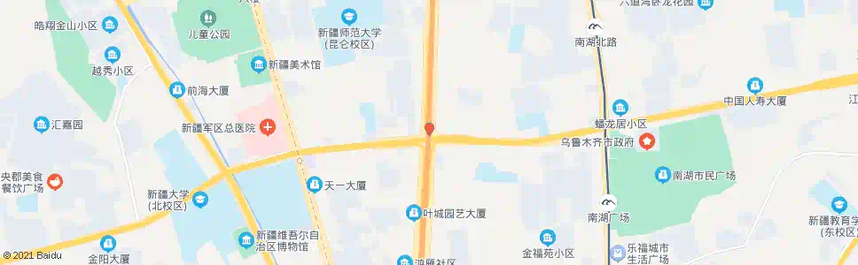 乌鲁木齐华凌市场立交桥_公交站地图_乌鲁木齐公交_妙搜公交查询2025