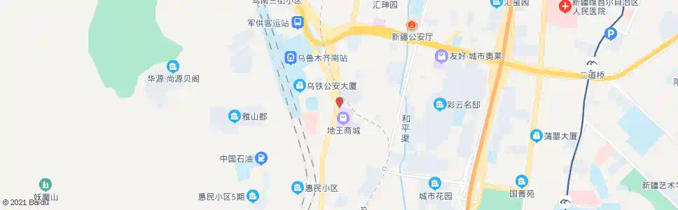 乌鲁木齐月明楼_公交站地图_乌鲁木齐公交_妙搜公交查询2025