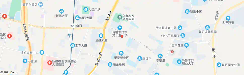 乌鲁木齐幸福一街_公交站地图_乌鲁木齐公交_妙搜公交查询2025
