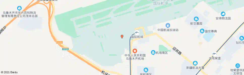 乌鲁木齐t3航站楼_公交站地图_乌鲁木齐公交_妙搜公交查询2025