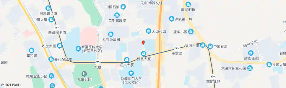 乌鲁木齐建设学院_公交站地图_乌鲁木齐公交_妙搜公交查询2025
