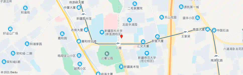 乌鲁木齐医学院_公交站地图_乌鲁木齐公交_妙搜公交查询2025