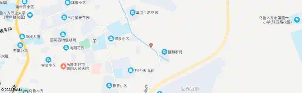 乌鲁木齐碱泉一街路口_公交站地图_乌鲁木齐公交_妙搜公交查询2025