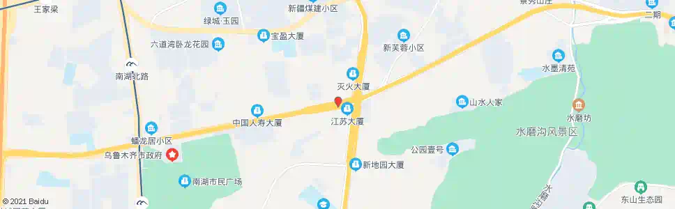 乌鲁木齐六道湾检查站_公交站地图_乌鲁木齐公交_妙搜公交查询2025