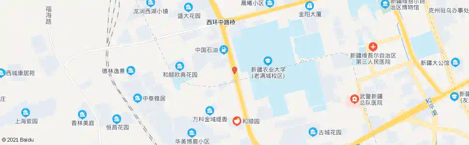 乌鲁木齐农六师小区_公交站地图_乌鲁木齐公交_妙搜公交查询2025