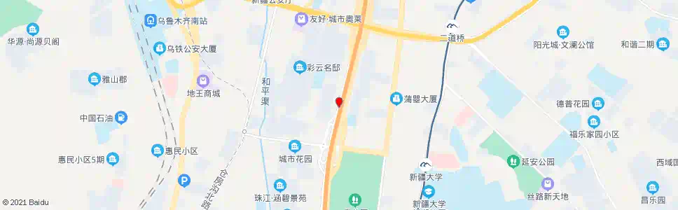 乌鲁木齐滨河园_公交站地图_乌鲁木齐公交_妙搜公交查询2025