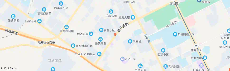 乌鲁木齐上海路_公交站地图_乌鲁木齐公交_妙搜公交查询2025