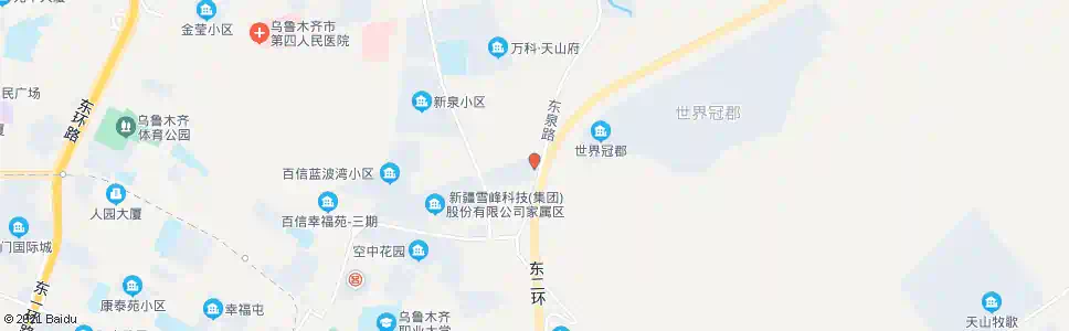 乌鲁木齐翠泉中社区_公交站地图_乌鲁木齐公交_妙搜公交查询2025