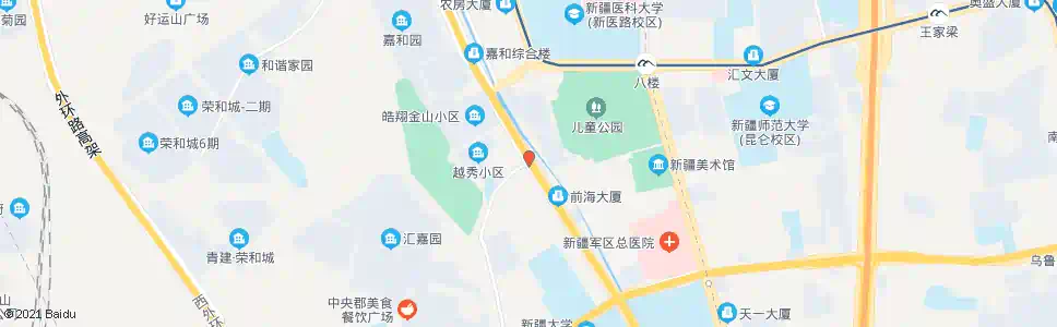 乌鲁木齐中心血站_公交站地图_乌鲁木齐公交_妙搜公交查询2025