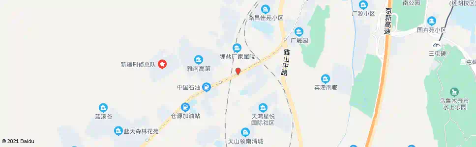 乌鲁木齐水泥厂_公交站地图_乌鲁木齐公交_妙搜公交查询2025