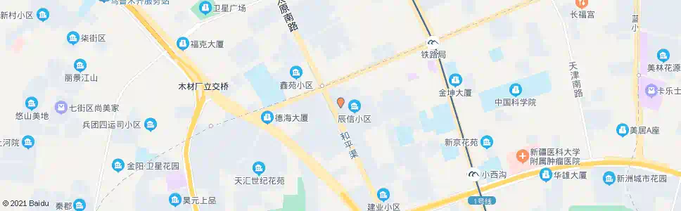 乌鲁木齐一建家属院_公交站地图_乌鲁木齐公交_妙搜公交查询2025