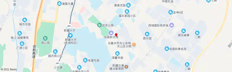乌鲁木齐边疆宾馆_公交站地图_乌鲁木齐公交_妙搜公交查询2025