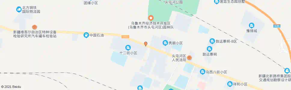 乌鲁木齐机务段西街_公交站地图_乌鲁木齐公交_妙搜公交查询2025