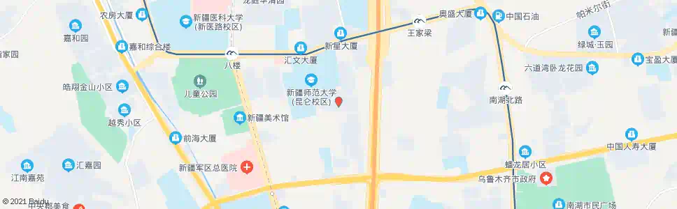 乌鲁木齐新城花园_公交站地图_乌鲁木齐公交_妙搜公交查询2025