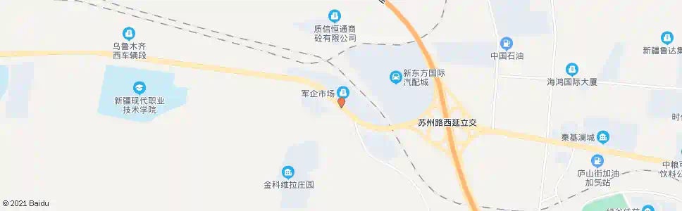 乌鲁木齐祥云街_公交站地图_乌鲁木齐公交_妙搜公交查询2025