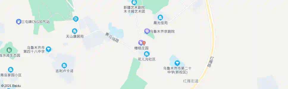 乌鲁木齐警校_公交站地图_乌鲁木齐公交_妙搜公交查询2025