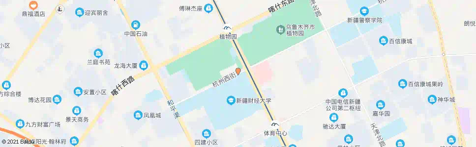乌鲁木齐敬老招呼站_公交站地图_乌鲁木齐公交_妙搜公交查询2025