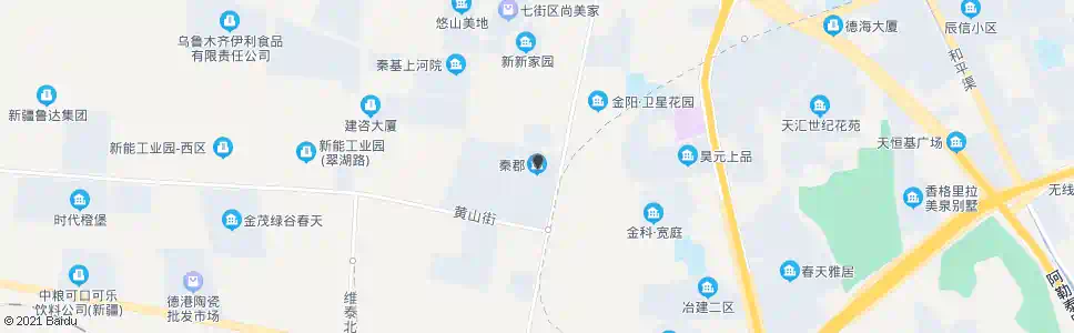 乌鲁木齐秦郡小区_公交站地图_乌鲁木齐公交_妙搜公交查询2025