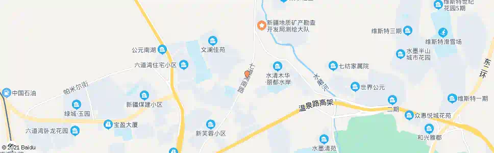 乌鲁木齐煤矿(七道湾南路)_公交站地图_乌鲁木齐公交_妙搜公交查询2025