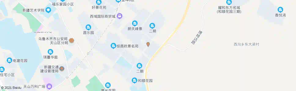 乌鲁木齐青岛花苑_公交站地图_乌鲁木齐公交_妙搜公交查询2025